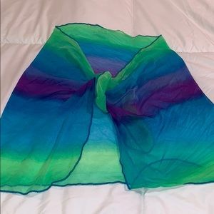 Bathing suit wrap cover up